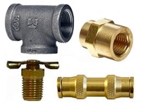 Brass, Composite & Iron Pipe Fittings