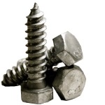 3/8"-7 x 1 1/4" Hex Lag Screw, Low Carbon, HDG,  1 ct